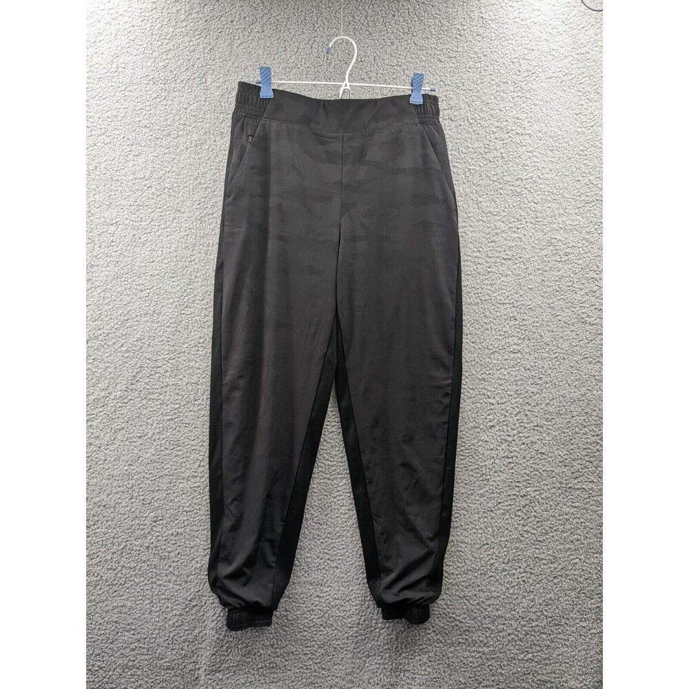 Athleta Brooklyn Lined Camo Joggers in Black Lux Camo Size 6 Style #985549